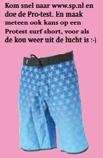 PROTEST maakt bezwaar tegen surfshort campagne SP