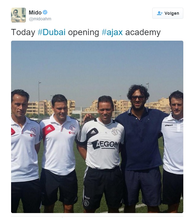 Ajax voetbalschool in Dubai - waar rechten claimen