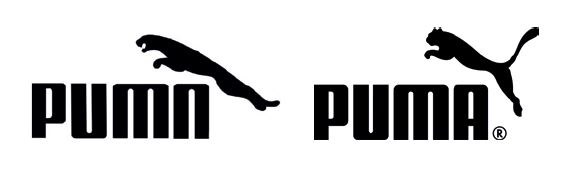 PUMA logo PUMN: zoek de verschillen