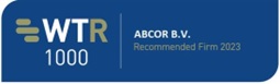 Abcor wederom in de WTR1000 2023