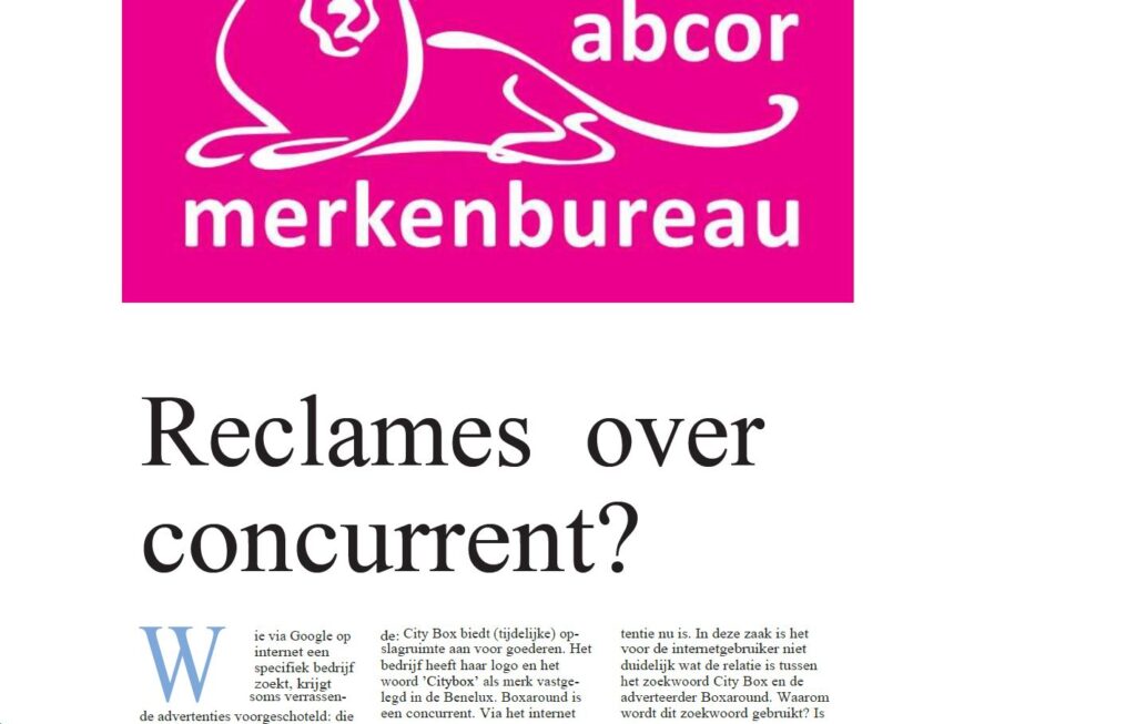 Reclames over concurrent? (HDC kranten - Plus werken bijlage)