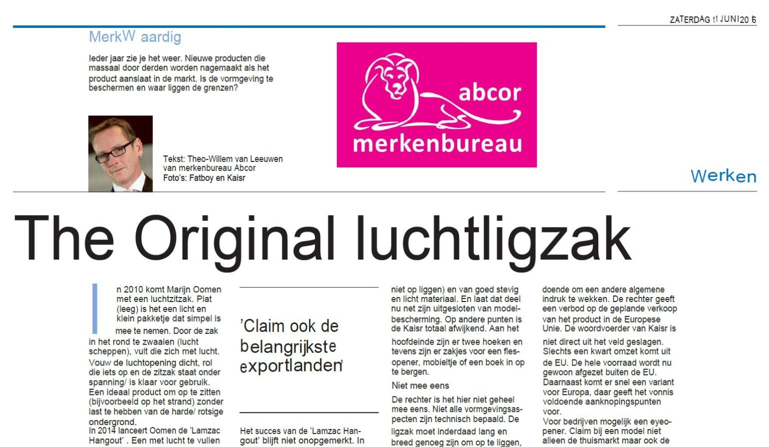 Lamzac (HDC kranten - Plus werken bijlage)