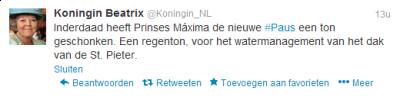 Koninklijk Huis. Nep Twitter accounts, koningsdag niet geclaimd door RvD